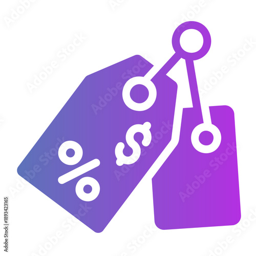 mega sale Line Gradient Icon