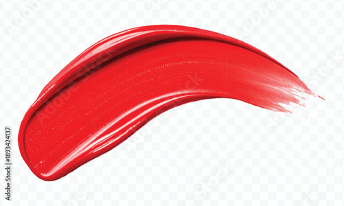 realistic 3d smooth lipstick or paint smear smudge with glossy  in different color style isolated on transparent background