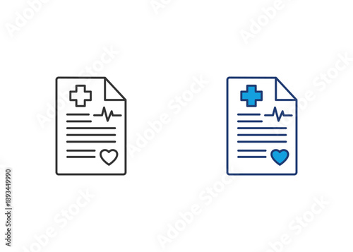 Intervention Icon Set Multiple Style Collection