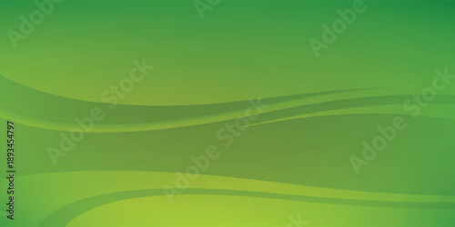Abstract Green Gradient with Subtle Wavy Lines.