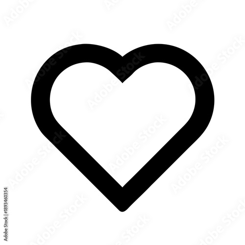 Heart Minus Icon Vector Illustration