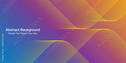 Flowing line wave abstract background vector with smooth curves and vibrant gradients, creating dynamic motion and modern energy for cover page, website, and digital designs.