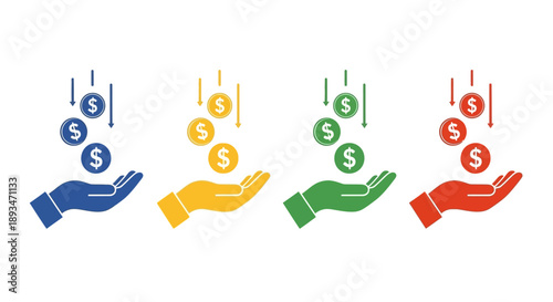 Hands holding money and plants, symbolizing investment growth and financial prosperity from various perspectives