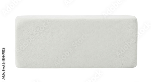 Slika na platnu White rectangular rubber eraser top view