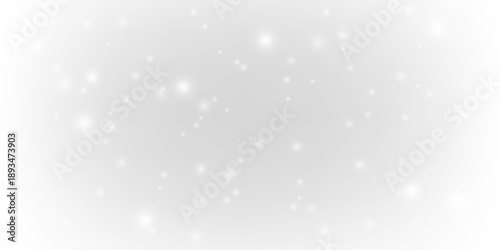 A glowing wave of white dust drifts softly, scattering tiny sparkling particles across the dark background. A magical luminous accent. PNG
