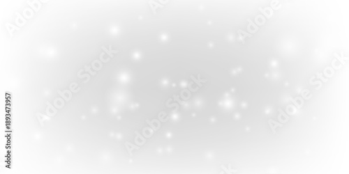 Floating white dust glimmers gently, creating a calm luminous effect. Tiny sparkles drift smoothly across the background. Ideal for festive and elegant scenes. PNG