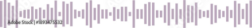 Purple sound wave visualization, clean and abstract, representing audio signals, digital data, or music frequencies.