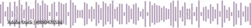 Purple abstract sound wave graphic, clean and modern, ideal for representing audio, data, or technology concepts.