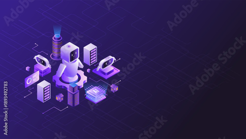 Agentic AI robot in artificial intelligence technology ecosystem for seamless task coordination