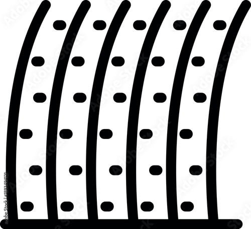 Flexible solar panel harnessing sunlight, providing clean and renewable energy for a sustainable future