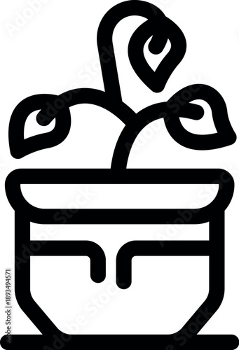 Withering plant in a pot representing decline, economic crisis, and investment loss