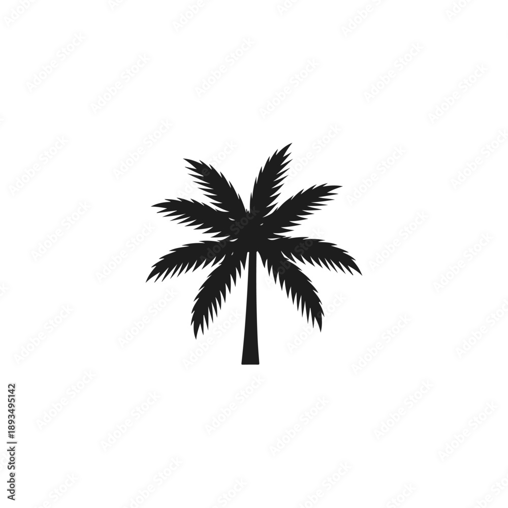 Fototapeta premium Palm Tree Silhouette