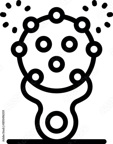 Baby beanbag rattle lying on a flat surface, making noise and sparkling