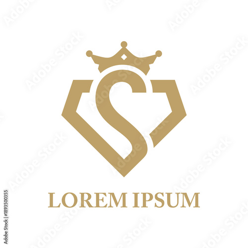 LETTER S DESIGN JEWERLY ICON FOR BUSSINES