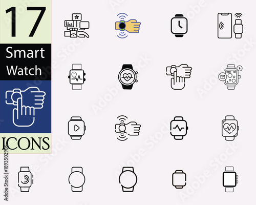 Smartwatch Stopwatch Timer Icon
