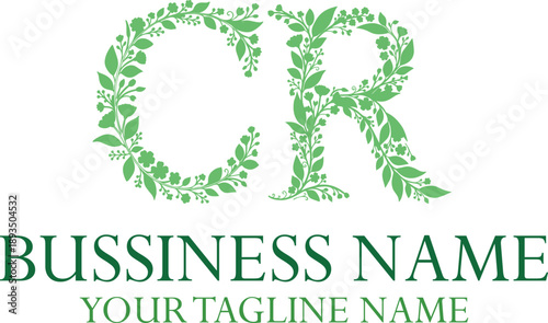 CR C cr initial logo | initial based abstract modern minimal creative logo, vector template image. luxury logotype logo, real estate homie logo. typography logo. initials logo