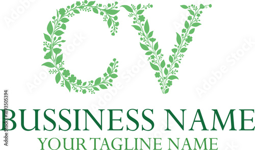 CV C cv initial logo | initial based abstract modern minimal creative logo, vector template image. luxury logotype logo, real estate homie logo. typography logo. initials logo