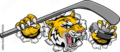 A wildcat or bobcat lynx bobcats wildcats sports team ice hockey mascot