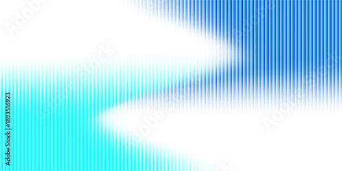Abstract vertical blue light bar pattern background with glowing cyan center, creating a vibrant digital sound wave or equalizer effect, vector illustration