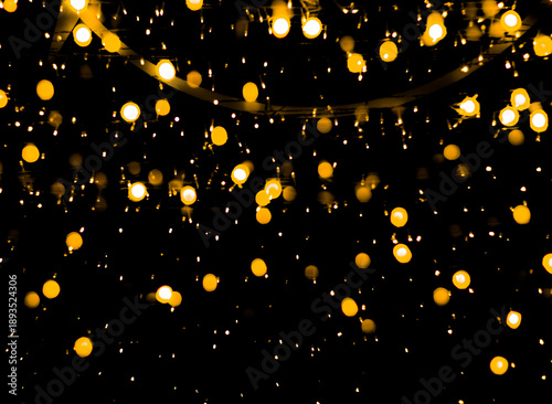 Beautiful bokeh light concept background texture for advertising space.