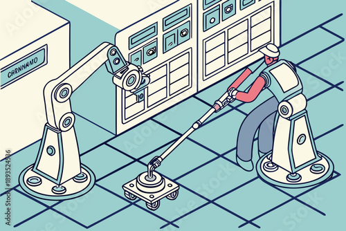 Automated cleaning in modern facility