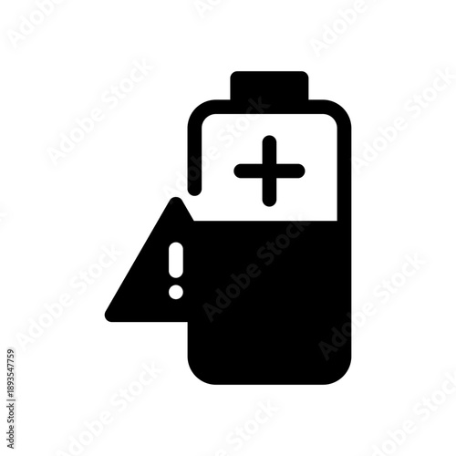 Warning battery icon