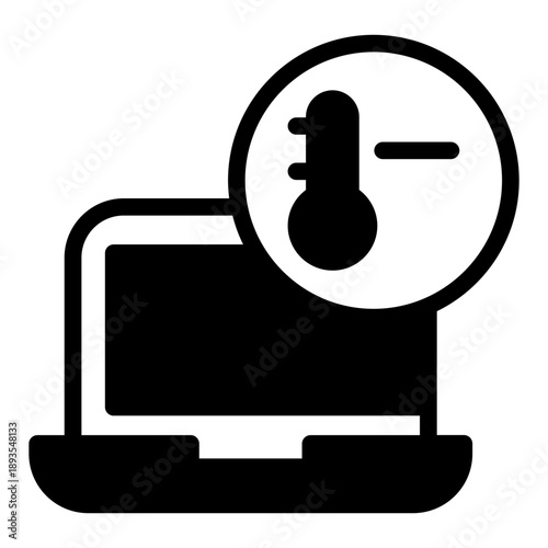 Cool temperature computer icon