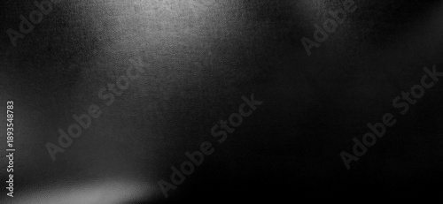 Konstfotografi Premium black pebbled leather texture featuring sophisticated matte finish with elegant highlights