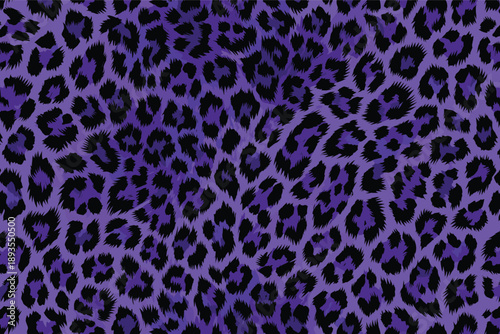 A close-up view of a leopard's skin displaying fur texture on a patterned background surface in the wild, showing animal pattern.