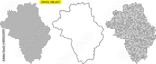 Detailed pixel art map illustrations with various shading techniques and vector outline