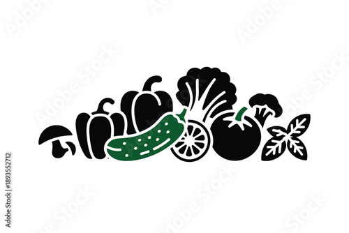 Veg & Mushroom Medley, healthy food concept