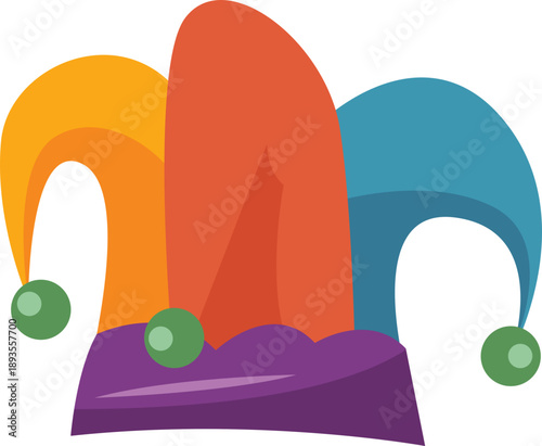 Colorful April Fool's Day Jester Hat