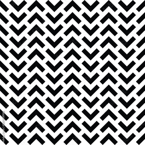 Seamless chevron pattern background.Geometric art.Chevron vector with monochrome