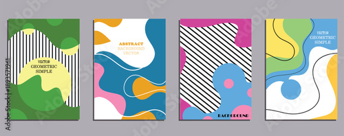 set of business cards