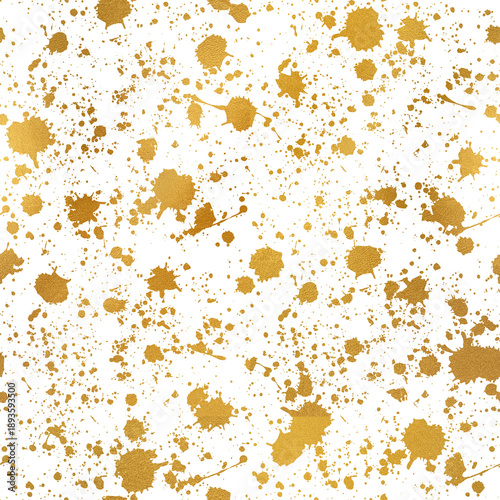 Gold Paint Splatter
