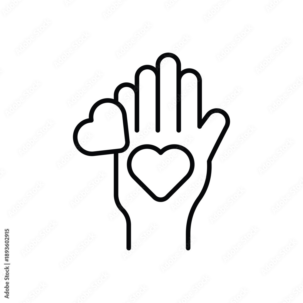 Obraz premium Volunteers vector icon