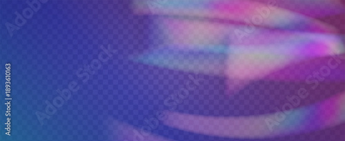 Rainbow Light Leak Prism. Iridescent Prism Background.  Spectrum Shine And Camera Beam With A Color Burst And Gem-like Sparkle. Crystal  Light Leak Effect.