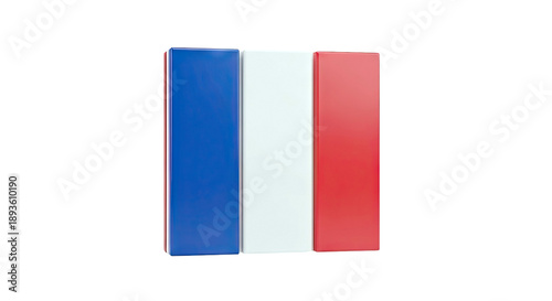 Free Download Three-dimensional French Flag - GFXLoad