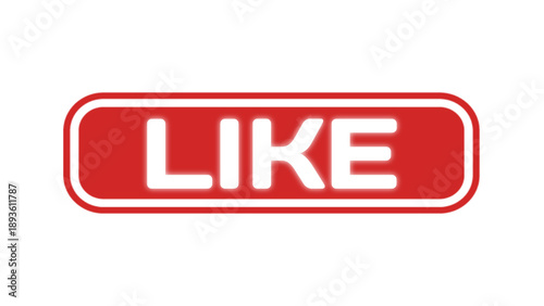 Like Stamp for Engagement Social Media Appreciation Call to Action Label