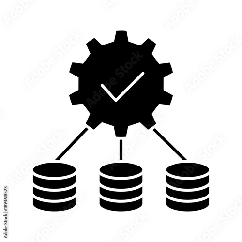 Maintenance vector icon. Technical support Illustration sign. Installing updates symbol. Bow logo.