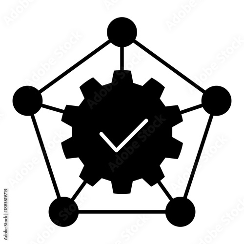 Maintenance vector icon. Technical support Illustration sign. Installing updates symbol. Bow logo.