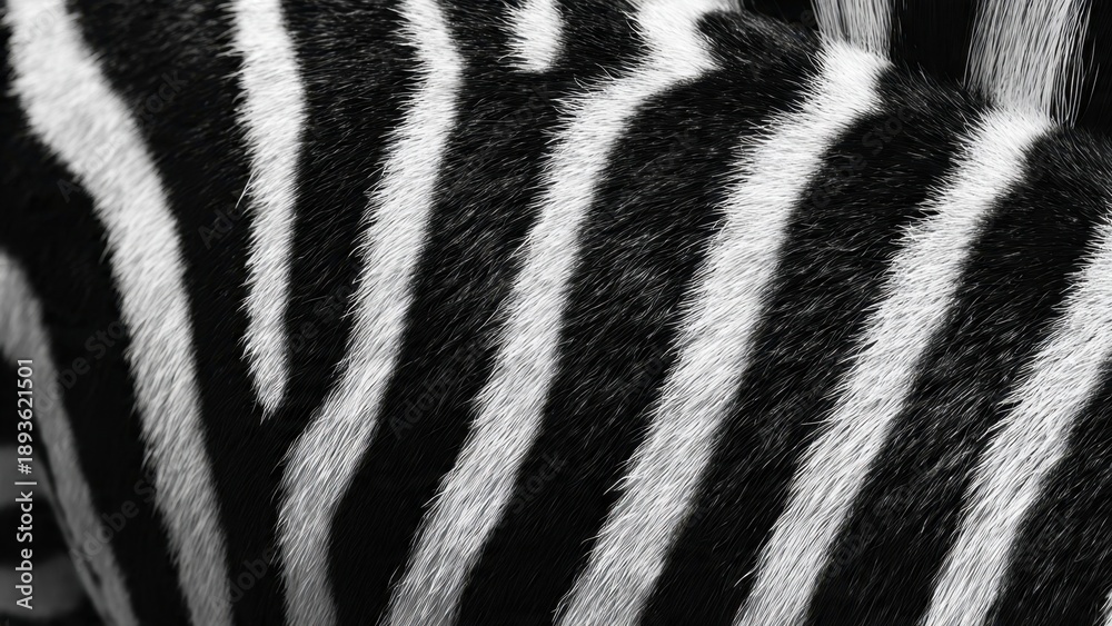 Fototapeta premium Zebra Stripes Close-Up