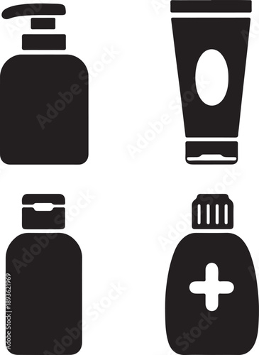 A minimalist image featuring a solid black rectangle with rounded corners on a white background