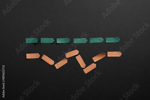 Foto Aligned strategy versus broken execution paths