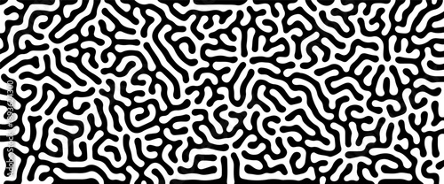 Abstract background with flowing organic lines and chaotic patterns. Modern design with retro texture, perfect for creative posters and textile backgrounds.