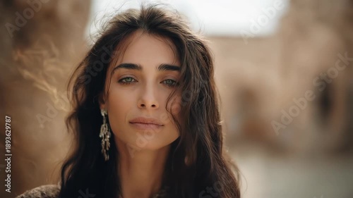 Stunning Portrait of a Beautiful Moroccan Woman