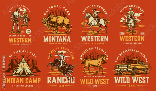 Texas cowboy designs