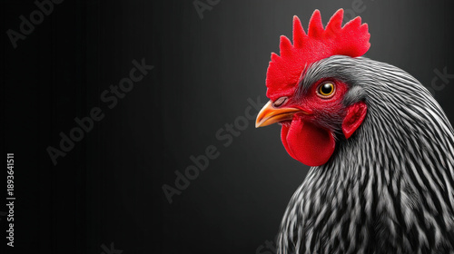 Plymouth Rock chicken - a b...