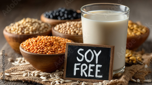 Text "SOY FREE" on a chalkb...