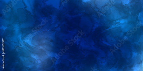 Deep Blue Smoky Abstract Background Texture